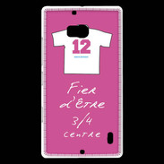 Coque Nokia Lumia 930 3/4 centre G Bonus offensif-défensif Rose