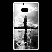 Coque Nokia Lumia 930 Personnage en noir et blanc PR