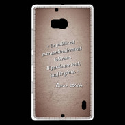 Coque Nokia Lumia 930 Public génie Rouge Citation Oscar Wilde