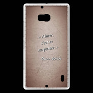 Coque Nokia Lumia 930 Aimer Rouge Citation Oscar Wilde