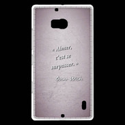Coque Nokia Lumia 930 Aimer Rose Citation Oscar Wilde