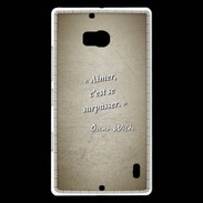 Coque Nokia Lumia 930 Aimer Sepia Citation Oscar Wilde