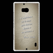 Coque Nokia Lumia 930 Expérience Sepia Citation Oscar Wilde