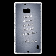 Coque Nokia Lumia 930 Charme passé Bleu Citation Oscar Wilde