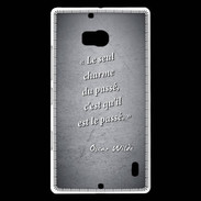 Coque Nokia Lumia 930 Charme passé Noir Citation Oscar Wilde