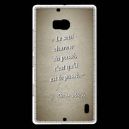 Coque Nokia Lumia 930 Charme passé Sepia Citation Oscar Wilde