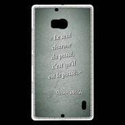 Coque Nokia Lumia 930 Charme passé Vert Citation Oscar Wilde