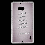Coque Nokia Lumia 930 Charme passé Rose Citation Oscar Wilde