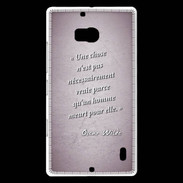 Coque Nokia Lumia 930 Chose vraie Rose Citation Oscar Wilde