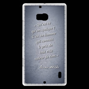 Coque Nokia Lumia 930 Cynique Bleu Citation Oscar Wilde