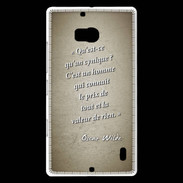 Coque Nokia Lumia 930 Cynique Sepia Citation Oscar Wilde
