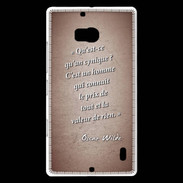Coque Nokia Lumia 930 Cynique Rouge Citation Oscar Wilde