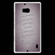 Coque Nokia Lumia 930 Femmes comprises Violet Citation Oscar Wilde
