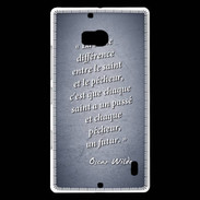Coque Nokia Lumia 930 Saint pêcheur Bleu Citation Oscar Wilde