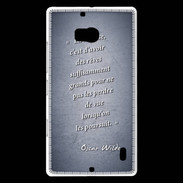 Coque Nokia Lumia 930 Sagesse rêves Bleu Citation Oscar Wilde