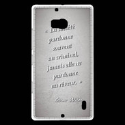 Coque Nokia Lumia 930 Société rêveur Gris Citation Oscar Wilde