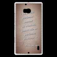 Coque Nokia Lumia 930 Société rêveur Rouge Citation Oscar Wilde
