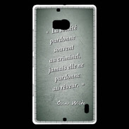 Coque Nokia Lumia 930 Société rêveur Vert Citation Oscar Wilde