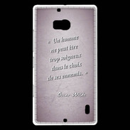 Coque Nokia Lumia 930 Choix ennemis Rose Citation Oscar Wilde