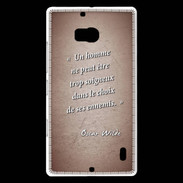 Coque Nokia Lumia 930 Choix ennemis Rouge Citation Oscar Wilde