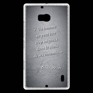 Coque Nokia Lumia 930 Choix ennemis Noir Citation Oscar Wilde
