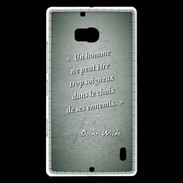 Coque Nokia Lumia 930 Choix ennemis Vert Citation Oscar Wilde