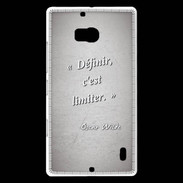 Coque Nokia Lumia 930 Définir Gris Citation Oscar Wilde