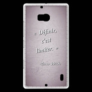 Coque Nokia Lumia 930 Définir Rose Citation Oscar Wilde