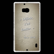 Coque Nokia Lumia 930 Définir Sepia Citation Oscar Wilde