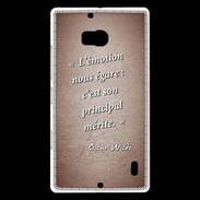 Coque Nokia Lumia 930 Emotion égarée Rouge Citation Oscar Wilde