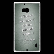 Coque Nokia Lumia 930 Emotion égarée Vert Citation Oscar Wilde