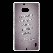 Coque Nokia Lumia 930 Emotion égarée Violet Citation Oscar Wilde