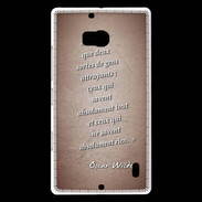 Coque Nokia Lumia 930 Gens attrayants Rouge Citation Oscar Wilde