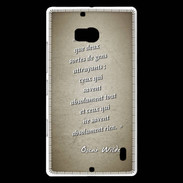 Coque Nokia Lumia 930 Gens attrayants Sepia Citation Oscar Wilde