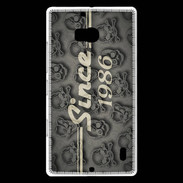 Coque Nokia Lumia 930 Since crane gris 1986