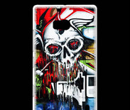 Coque Nokia Lumia 930 Tête de mort Graffiti couleur