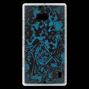 Coque Nokia Lumia 930 Skull and bones Bleu