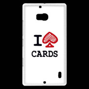 Coque Nokia Lumia 930 I love Cards spade