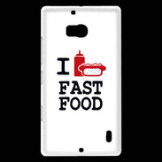 Coque Nokia Lumia 930 I love Fast Food