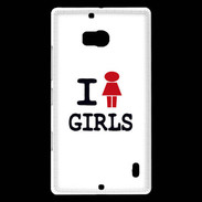 Coque Nokia Lumia 930 I love Girl