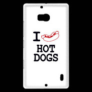 Coque Nokia Lumia 930 I love Hot Dogs