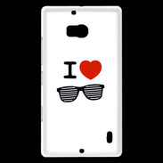 Coque Nokia Lumia 930 I love Lunette Fun