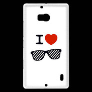 Coque Nokia Lumia 930 I love Lunette Fun 3