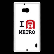Coque Nokia Lumia 930 I love Metro