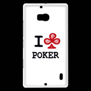 Coque Nokia Lumia 930 I love Poker Club