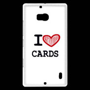 Coque Nokia Lumia 930 I love Poker Heart