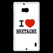 Coque Nokia Lumia 930 I love Bretagne