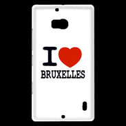 Coque Nokia Lumia 930 I love Bruxelles