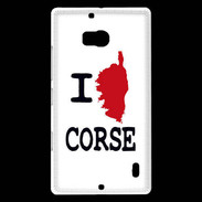 Coque Nokia Lumia 930 I love Corse 3