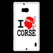 Coque Nokia Lumia 930 I love Corse 2